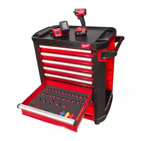 Servante Milwaukee 4932493817 équipée 246 outils - 7 tiroirs 30"