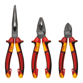 Set 3 Pinces VDE Milwaukee 4932464575 | Isolées 1000V