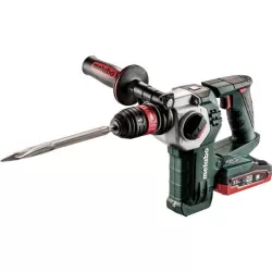 Perforateur burineur sur batterie Metabo avec chargeur et batteries