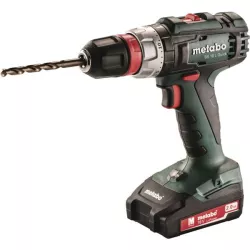 Perceuse visseuse sur batterie Metabo coffret avec chargeur et 2 batteries 2ah