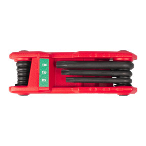 Jeu de clés Torx pliables 8 pcs Milwaukee 4932480979 | T9–T40