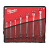 Sets Clés à Oeil Milwaukee Double Ring Offset Spanner – 7 et 12 pcs