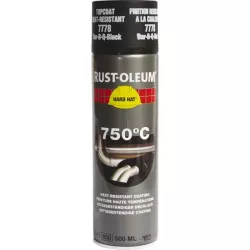 Peinture haute température noir 500ml