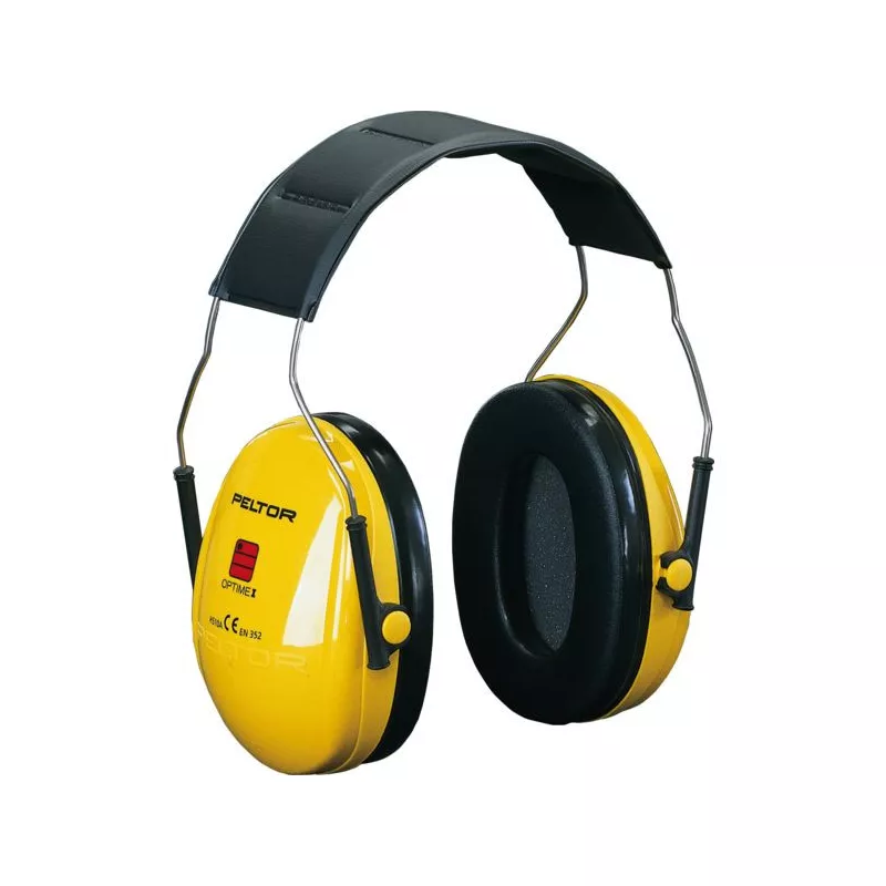 Casque anti-bruit jaune serre-tête 3M Peltor Optime I