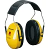 Casque anti-bruit jaune serre-tête 3M Peltor Optime I