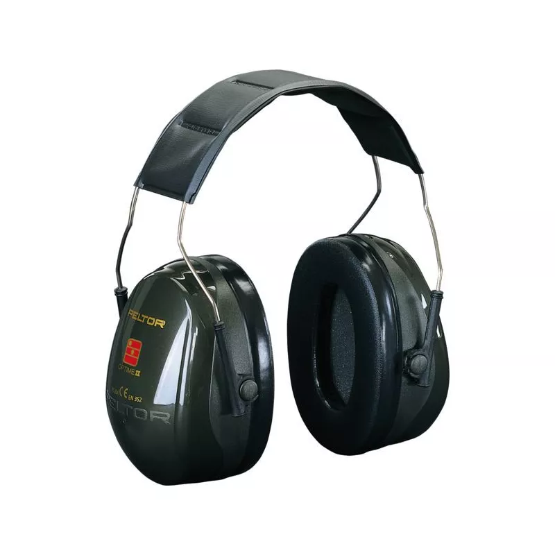 Casque anti-bruit vert serre-tête 3M Peltor Optime II