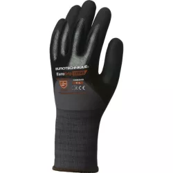 T8 Paire de gants 3/4 enduits double enduction nitrile fine (lot de 10)