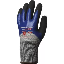 Paire de gants 3/4 double enduction nitrile - T8