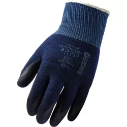 T8 Paire de gants paume enduite nitrile