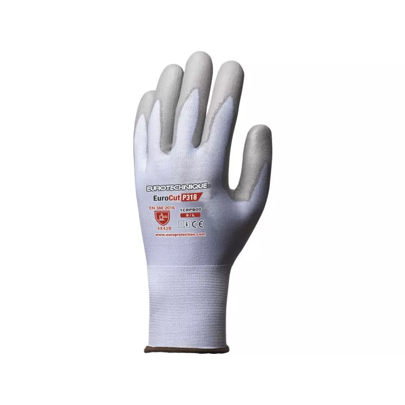 T7 Paire de gants paumes enduites PU fin