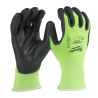Gants Hi-Vis Cut A Milwaukee – Anti-coupure haute visibilité EN388