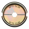 Matrices de sertissage NF cuivre Milwaukee NF Cu - Cosses NFC 20-130