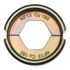 Matrices de sertissage NF cuivre Milwaukee NF Cu - Cosses NFC 20-130