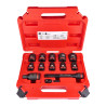 Set douilles à choc ½″ SHOCKWAVE™ IMPACT DUTY Milwaukee | 13 pcs