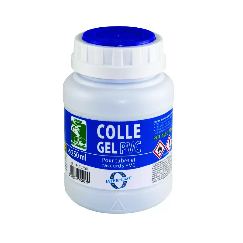 Colle PVC avec pinceau 1l