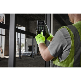 Gants Hi-Vis Cut A Milwaukee – Anti-coupure haute visibilité EN388