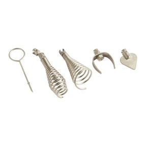 Set 5 têtes déboucheur Milwaukee MSK 101316 - Câbles 10/13/16mm
