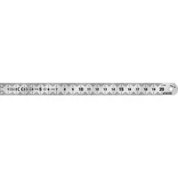 Réglet inox - 150x15 mm
