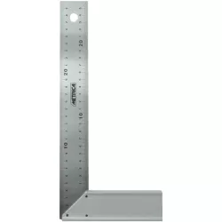 Equerre de menuisier en aluminium 400x40 mm - METRICA