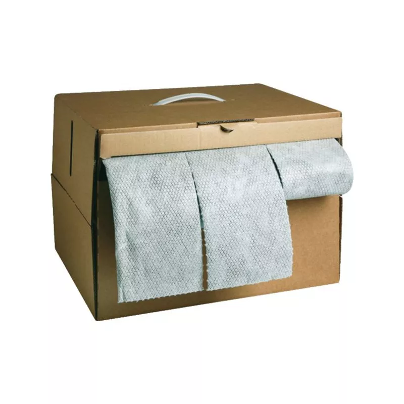 Rouleau de feuilles d'absorbant tous liquides - 40 cm x 25 m