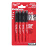 Marqueurs INKZALL™ Milwaukee | Pointe Fine Professionnelle BTP