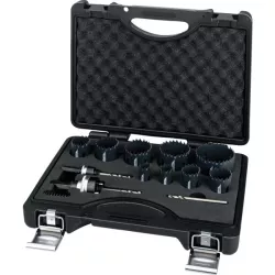 Coffret de 9 scies trépan bi-métal