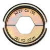 Matrices de sertissage NF cuivre Milwaukee NF Cu - Cosses NFC 20-130