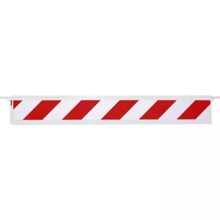 Barrière télescopique rouge/blanc 1 à 1