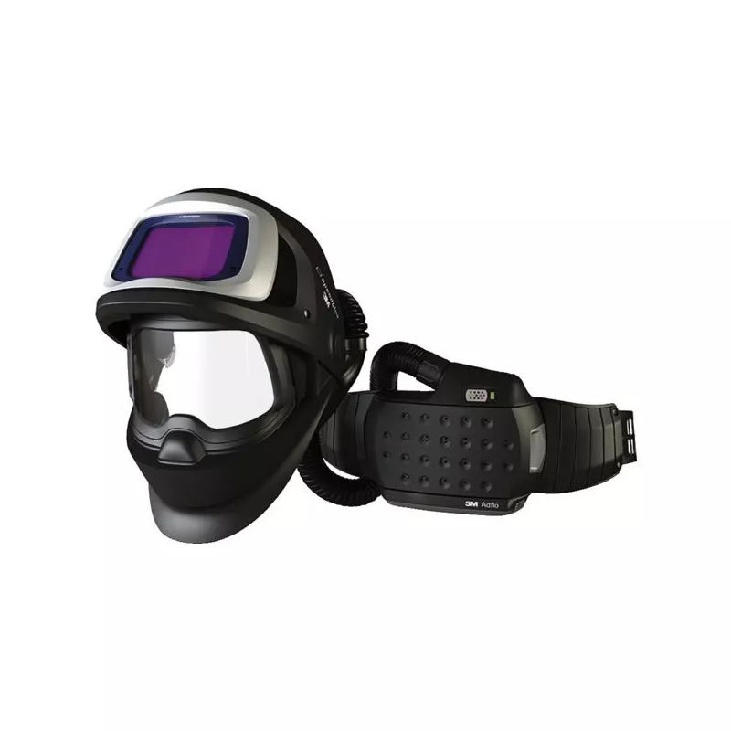 Masque de soudage 3M 9100XX FX avec ventilation assistée 3M ADFLO Masque de soudage 3M 9100XX FX avec ventilation assistée 3M ADFLO