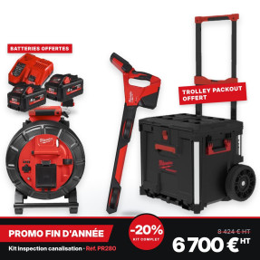 Pack caméra inspection canalisation Milwaukee M18
