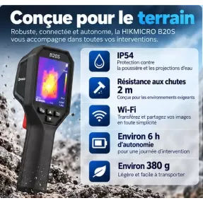 Caméra thermique HIKMICRO B20S une caméra terrain