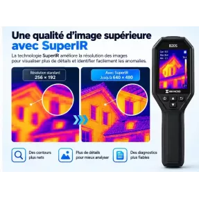 Caméra thermique HIKMICRO B20S : SuperIR