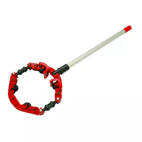 Coupe-tube acier manche amovible Ø 60 à 125 mm