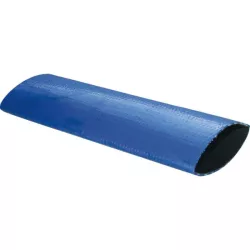 Fourreau 1 m PVC bleu pour sangle largeur 75 mm