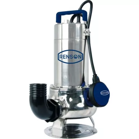 Pompe submersible eau très chargée - 24 m3/h - inox