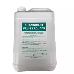 Surodorant puissant concentré fruits rouges 5 L SURODORPRO