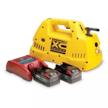 Pompe sur batterie 700 bars pour casse-écrous hydraulique (2 batteries+chargeur)