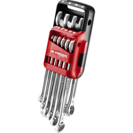 Jeu de clés mixtes sur étui - Facom