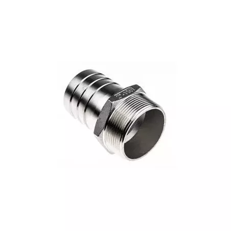 Raccord mâle cannelé