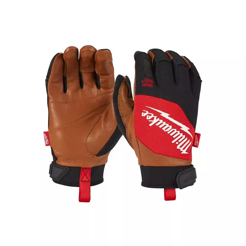 Gants cuir hybrides