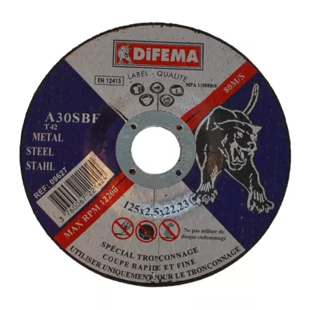 Disque tronçonnage acier 125x2