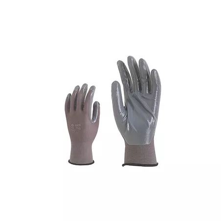 Gants trempés PVC Gris