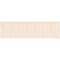 Paquet de 100 diagrammes 0-16 bars / 7 jours - 9 cm x 30 cm