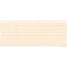 Paquet de 100 diagrammes 0-16 bars / 7 jours - 12 cm x 30 cm