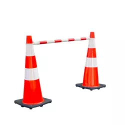 Barre extensible rouge blanc pour cone