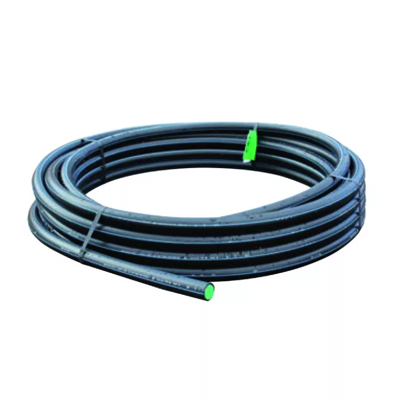 Tuyau PEHD bande bleu DN 25 couronne 25 m