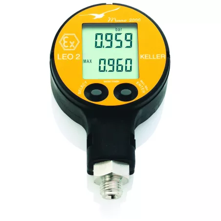 Manomètre à sécurité intrinsèque LEO2 ATEX-1/3 bar - avec certificat