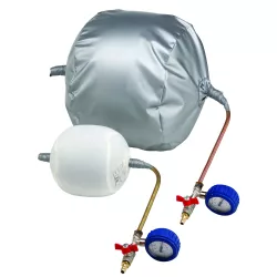 Ballon d'obturation gaz DN 50 avec flexible et mano