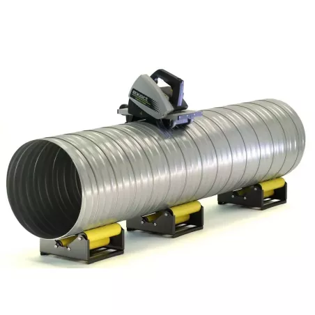 Coupe-tube orbital pour conduits spiralés