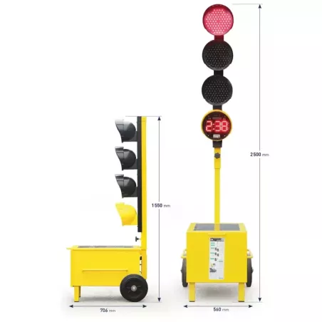 Feu tricolore Tempo Solaire